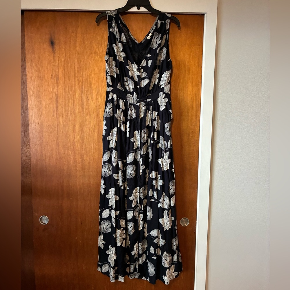 Roxy Tropical Print Floral Maxi Dress